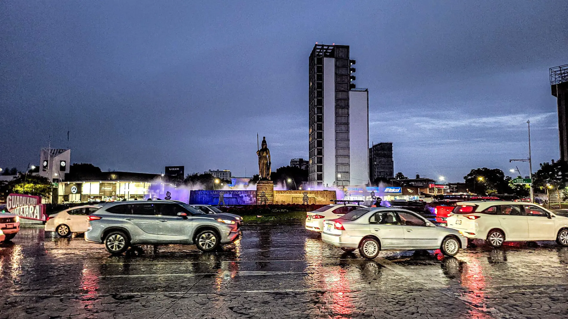 Lluvia en Guadalajara